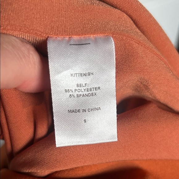 Kittenish Rust Backless Dress - Picture 3 of 3